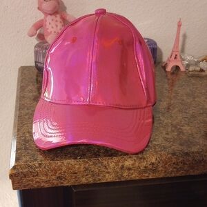 Shiny Pink Baseball Cap